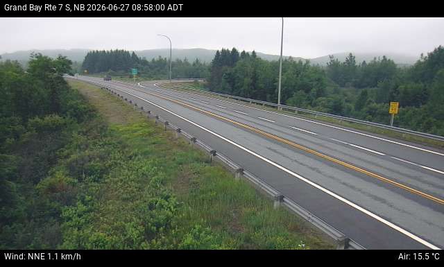 Web Cam image of Grand Bay-Westfield (NB Highway 7)