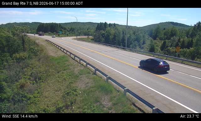 Web Cam image of Grand Bay-Westfield (NB Highway 7)