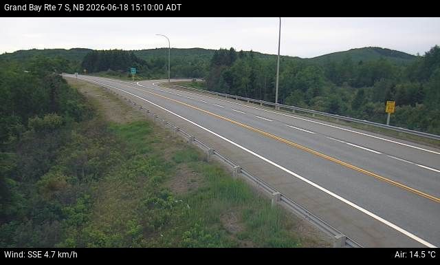 Web Cam image of Grand Bay-Westfield (NB Highway 7)