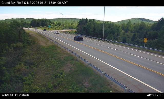 Web Cam image of Grand Bay-Westfield (NB Highway 7)