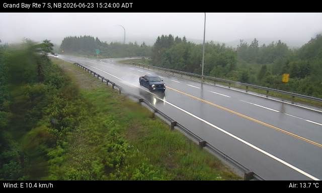 Web Cam image of Grand Bay-Westfield (NB Highway 7)