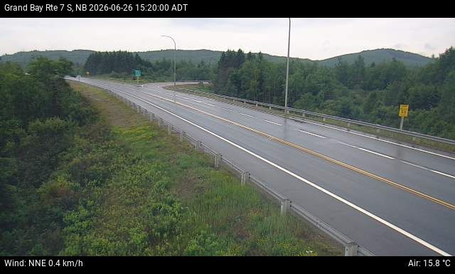 Web Cam image of Grand Bay-Westfield (NB Highway 7)