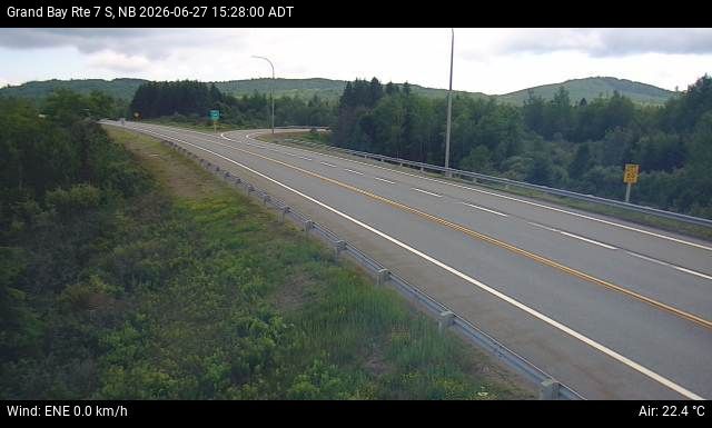Web Cam image of Grand Bay-Westfield (NB Highway 7)