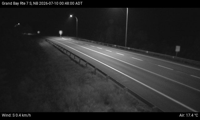 Web Cam image of Grand Bay-Westfield (NB Highway 7)