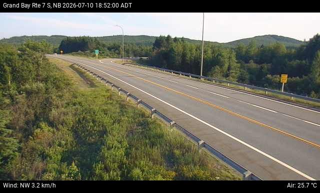 Web Cam image of Grand Bay-Westfield (NB Highway 7)