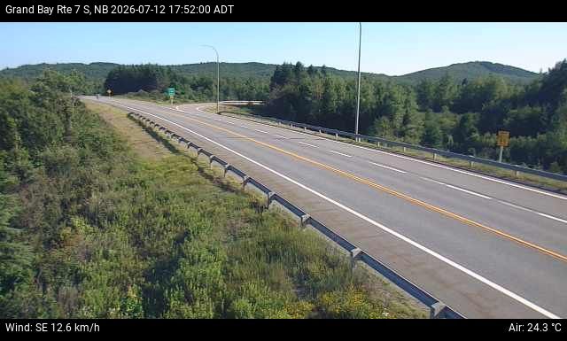 Web Cam image of Grand Bay-Westfield (NB Highway 7)