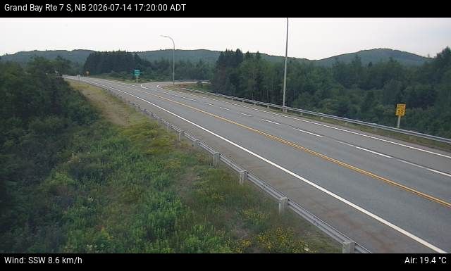 Web Cam image of Grand Bay-Westfield (NB Highway 7)