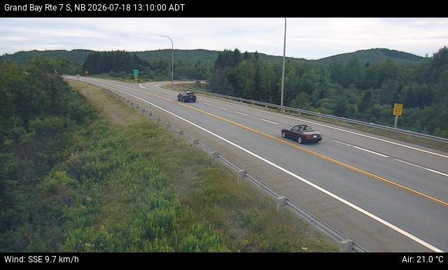 Web Cam image of Grand Bay-Westfield (NB Highway 7)