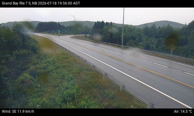 Web Cam image of Grand Bay-Westfield (NB Highway 7)