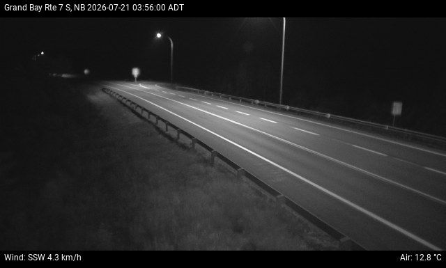 Web Cam image of Grand Bay-Westfield (NB Highway 7)