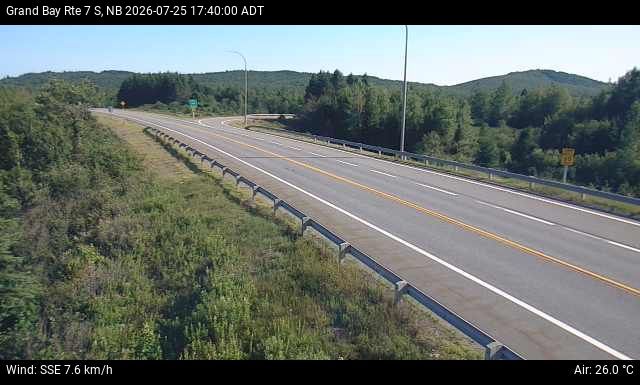 Web Cam image of Grand Bay-Westfield (NB Highway 7)