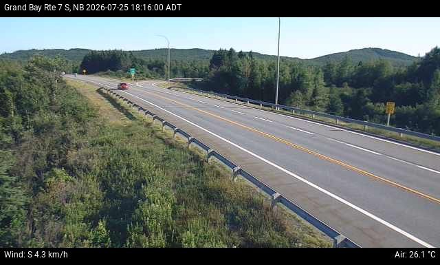 Web Cam image of Grand Bay-Westfield (NB Highway 7)