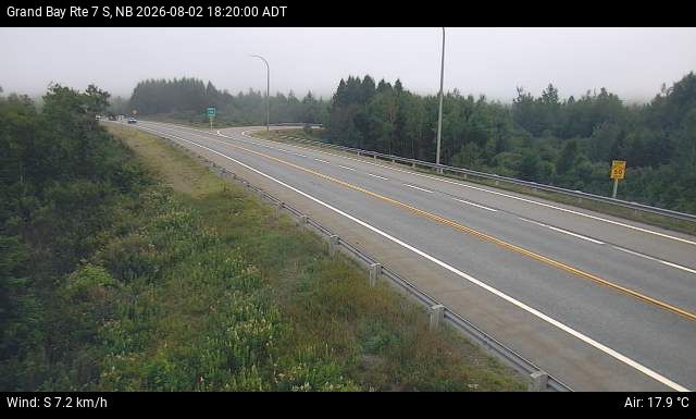 Web Cam image of Grand Bay-Westfield (NB Highway 7)