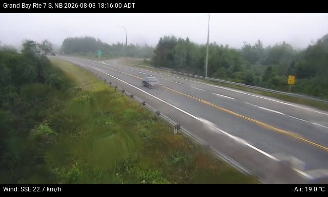 Web Cam image of Grand Bay-Westfield (NB Highway 7)