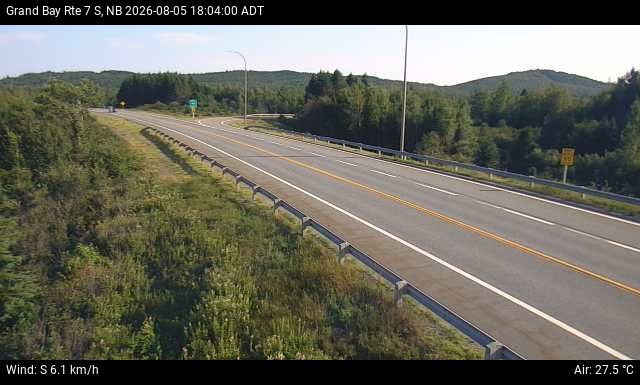 Web Cam image of Grand Bay-Westfield (NB Highway 7)