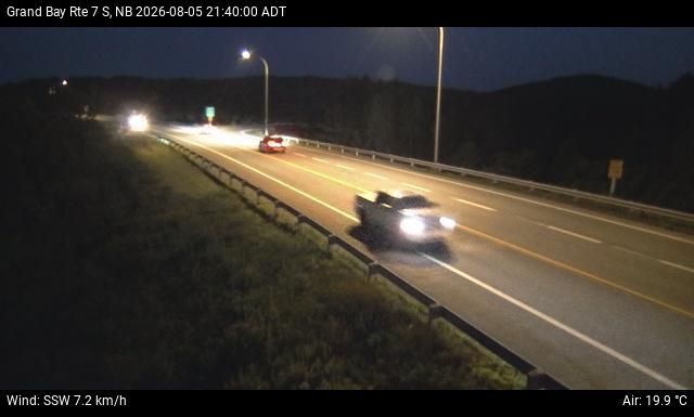 Web Cam image of Grand Bay-Westfield (NB Highway 7)