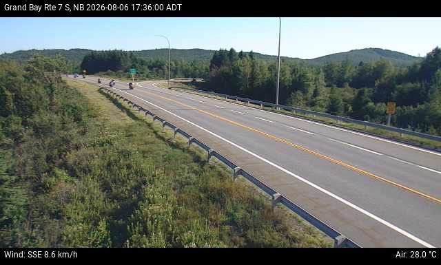 Web Cam image of Grand Bay-Westfield (NB Highway 7)