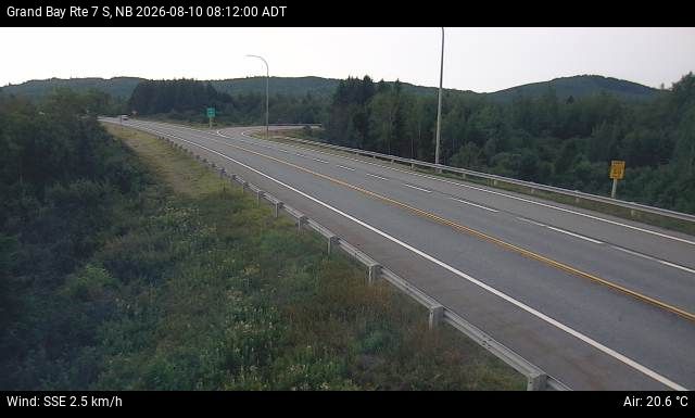Web Cam image of Grand Bay-Westfield (NB Highway 7)