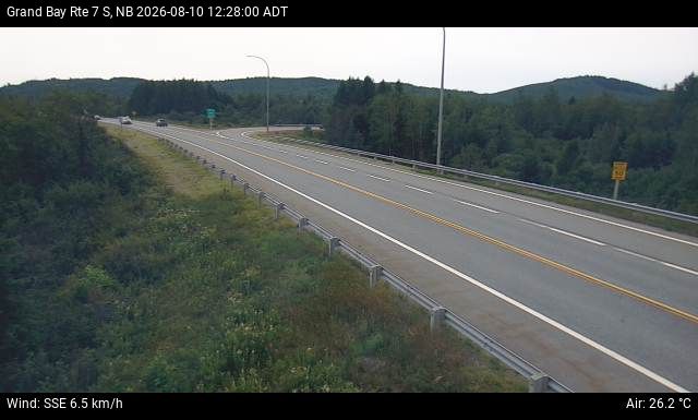 Web Cam image of Grand Bay-Westfield (NB Highway 7)