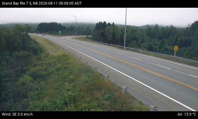 Web Cam image of Grand Bay-Westfield (NB Highway 7)