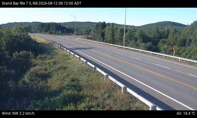 Web Cam image of Grand Bay-Westfield (NB Highway 7)
