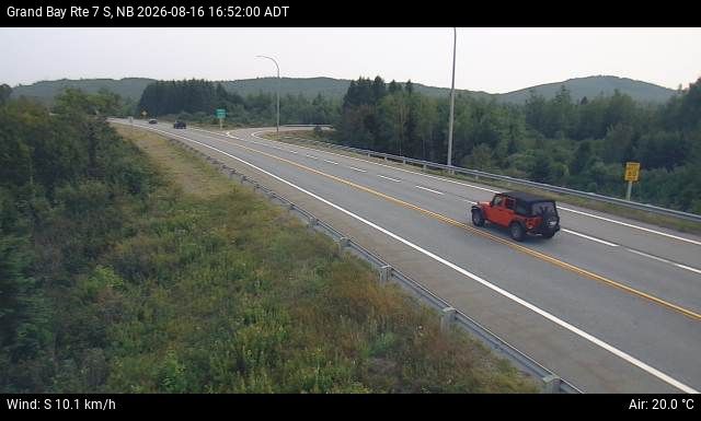 Web Cam image of Grand Bay-Westfield (NB Highway 7)