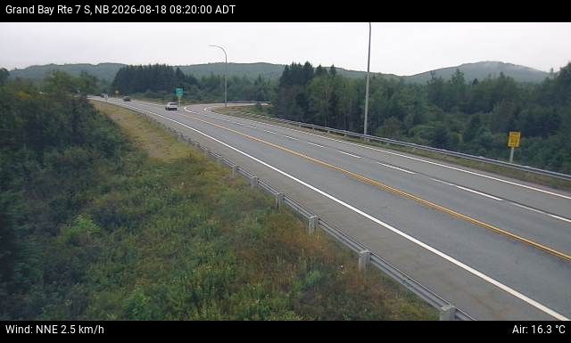 Web Cam image of Grand Bay-Westfield (NB Highway 7)