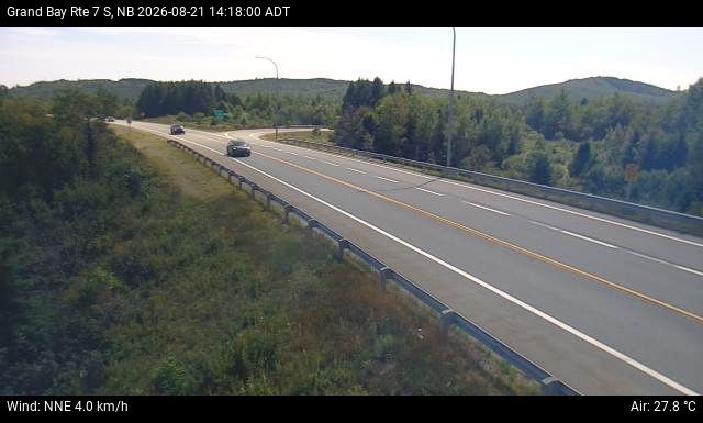 Web Cam image of Grand Bay-Westfield (NB Highway 7)