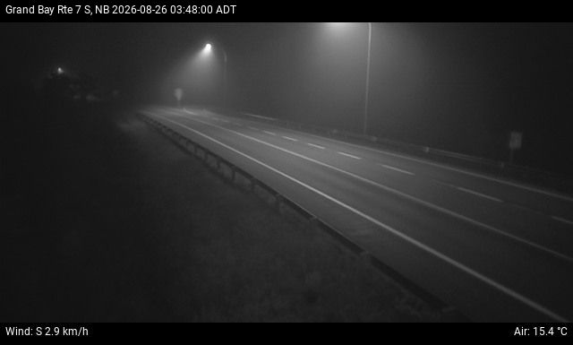 Web Cam image of Grand Bay-Westfield (NB Highway 7)