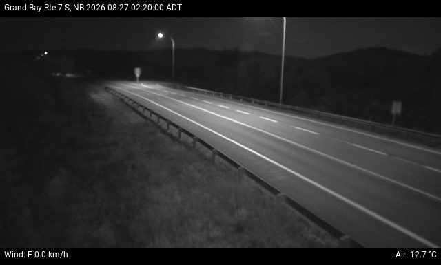 Web Cam image of Grand Bay-Westfield (NB Highway 7)