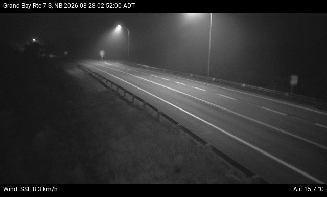 Web Cam image of Grand Bay-Westfield (NB Highway 7)
