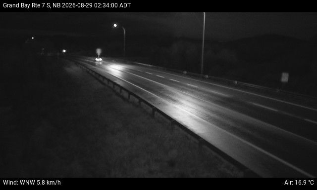 Web Cam image of Grand Bay-Westfield (NB Highway 7)