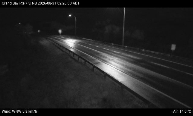 Web Cam image of Grand Bay-Westfield (NB Highway 7)