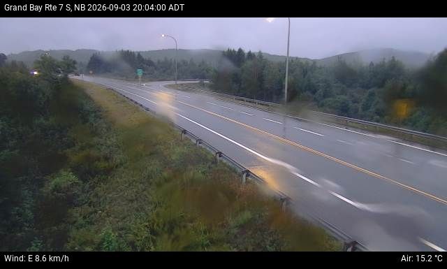 Web Cam image of Grand Bay-Westfield (NB Highway 7)