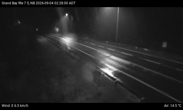 Web Cam image of Grand Bay-Westfield (NB Highway 7)