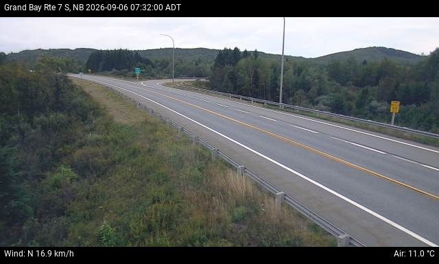Web Cam image of Grand Bay-Westfield (NB Highway 7)