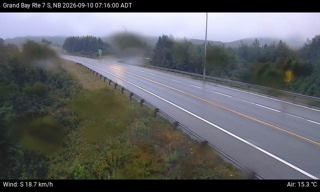 Web Cam image of Grand Bay-Westfield (NB Highway 7)