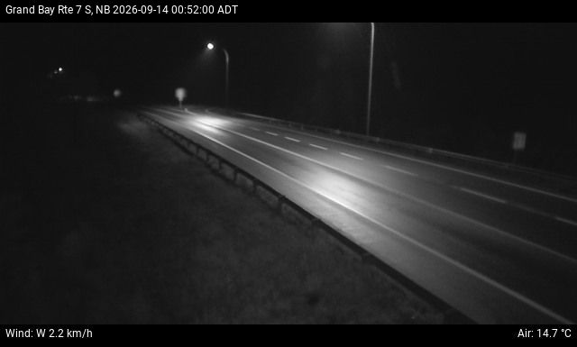 Web Cam image of Grand Bay-Westfield (NB Highway 7)