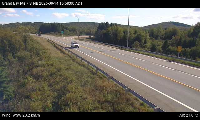 Web Cam image of Grand Bay-Westfield (NB Highway 7)