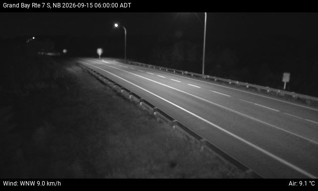 Web Cam image of Grand Bay-Westfield (NB Highway 7)