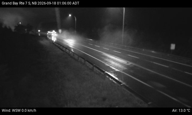 Web Cam image of Grand Bay-Westfield (NB Highway 7)