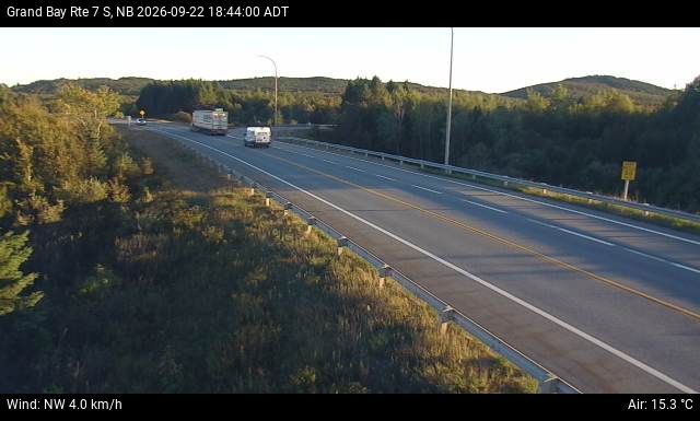 Web Cam image of Grand Bay-Westfield (NB Highway 7)