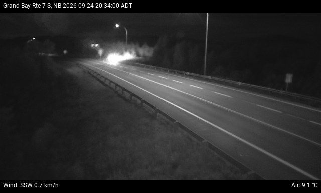 Web Cam image of Grand Bay-Westfield (NB Highway 7)