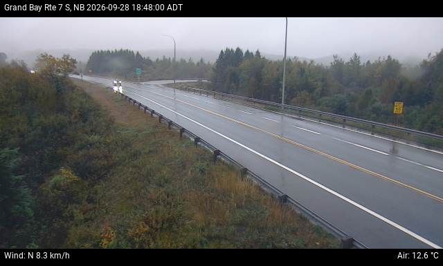 Web Cam image of Grand Bay-Westfield (NB Highway 7)