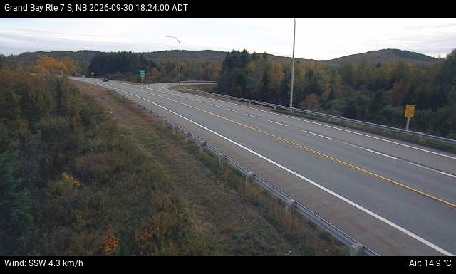 Web Cam image of Grand Bay-Westfield (NB Highway 7)
