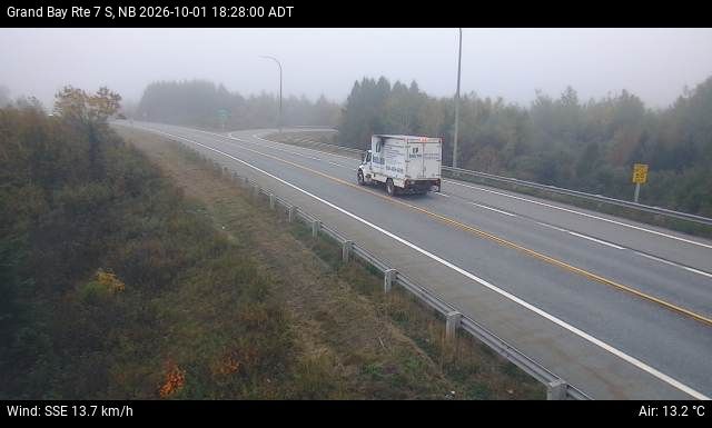 Web Cam image of Grand Bay-Westfield (NB Highway 7)