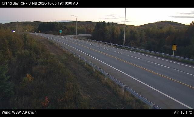 Web Cam image of Grand Bay-Westfield (NB Highway 7)