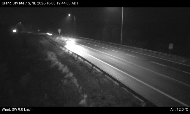 Web Cam image of Grand Bay-Westfield (NB Highway 7)