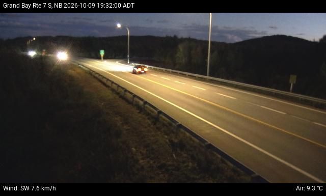 Web Cam image of Grand Bay-Westfield (NB Highway 7)