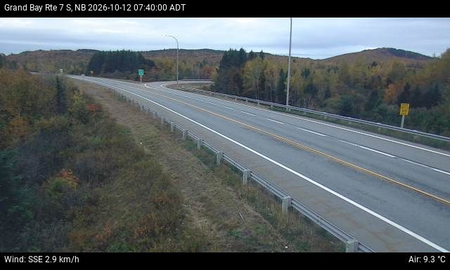 Web Cam image of Grand Bay-Westfield (NB Highway 7)